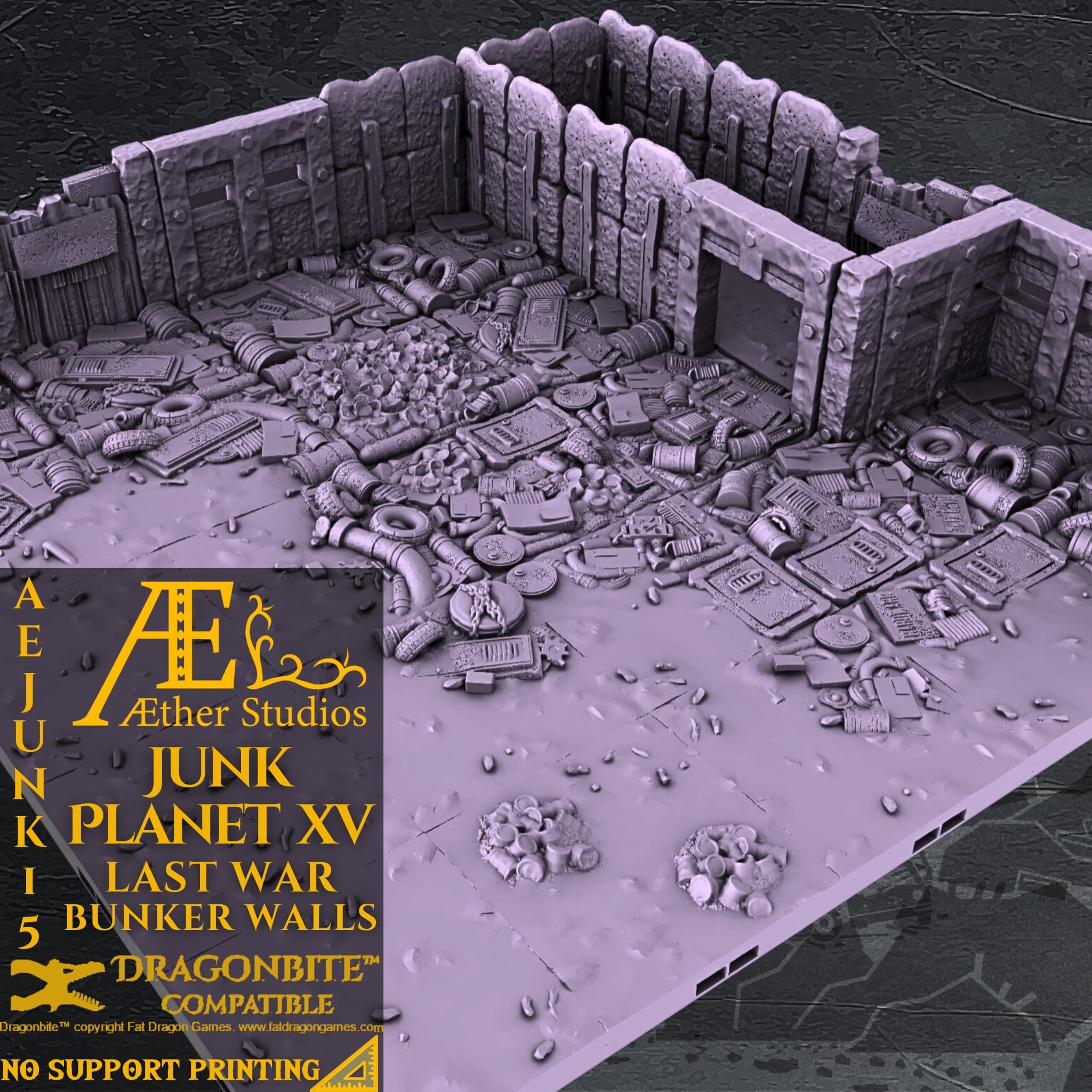 AEJUNK15 - Last War Bunker Walls